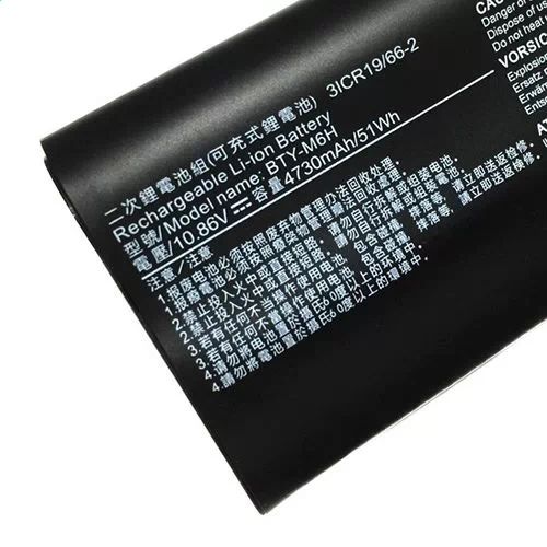 GE62 6QD  MSI batterie