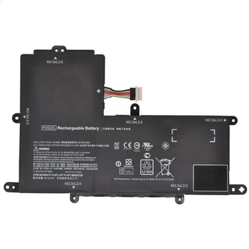 37Wh Batterie pour HP PO02XL