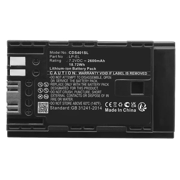 Batterie pour Canon Speedlite EL-5