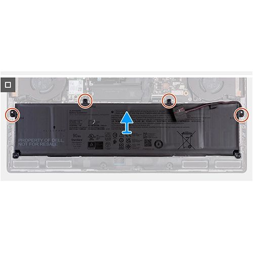 Batterie pour Dell Alienware X16