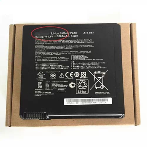 Batterie pour Asus A41-K56 professionnel 5200mAh 14.4V