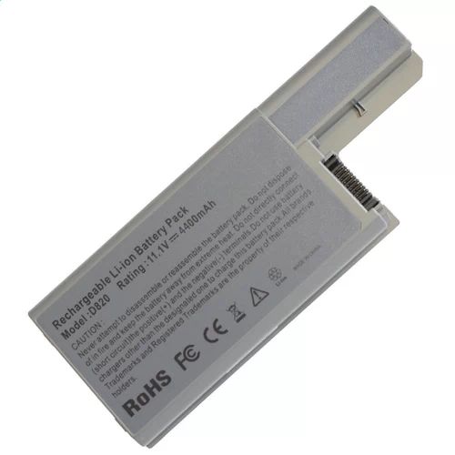 5200mAh Batterie pour Dell Latitude D820